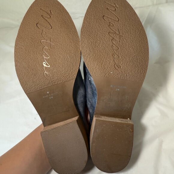 Matisse Augustine light blue leather booties women's 8M - Picture 6 of 15